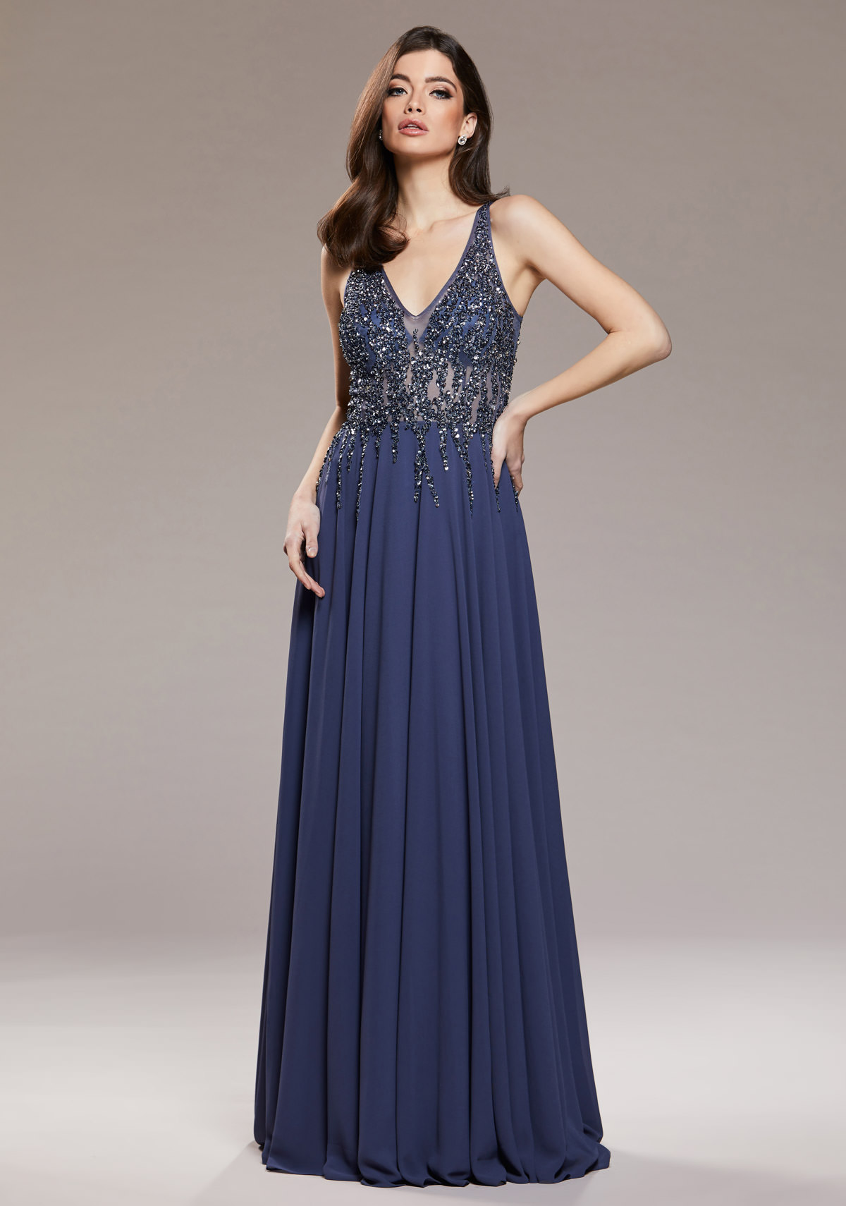 PATIKIL Fiori In Chiffon Blu Lago 15 Pezzi – Con Perle E Strass, Diametro 6 Cm, Per Matrimoni E DIY