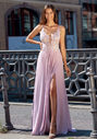 Robe de soirée ornée de broderies en Lavender Snow