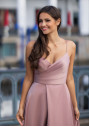 Abendkleid aus Satin in Shining Cappuccino 