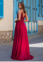 Robe de soirée en satin à bretelles fines Shining Rio