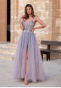 Glitzerndes Abendkleid in Orchid Lilac