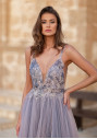 Glitzerndes Abendkleid in Orchid Lilac