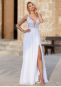 Robe de soirée avec détails brodés Blanche-Neige
