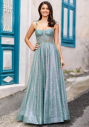 Glitzerndes Abendkleid in Glitter Moonlight Jade