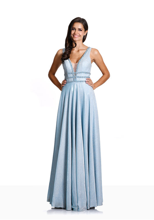 glitter cloth gown